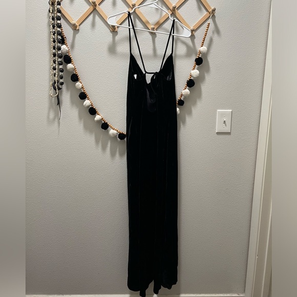 RHODE Jemima Black Velvet Dress NWT - Picture 6 of 9